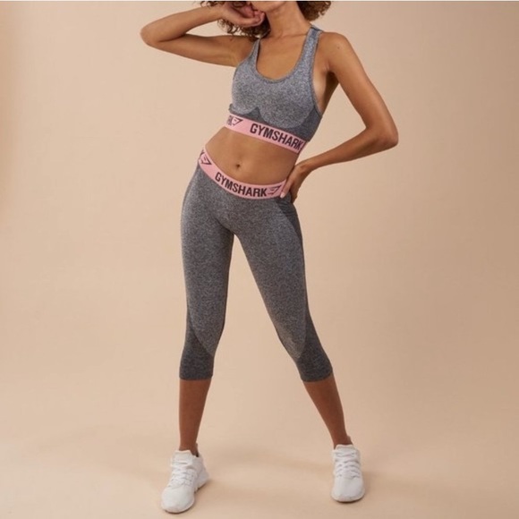 SOLD Gymshark Cropped Seamless Flex Leggings - Picture 1 of 5